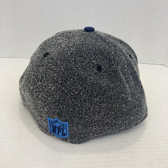 Los Angeles Chargers Hat Cap Fitted Mens 7 1/2 Navy Gray NFL Football New Era - Picture 7 of 11